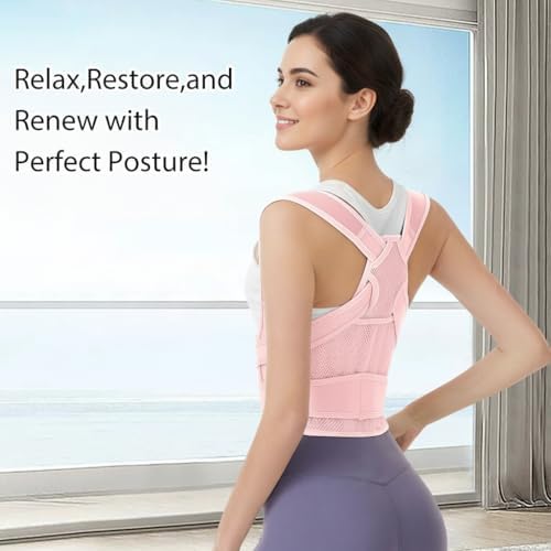 Posture Corrector for Women and Men, Adjustable Full Back Brace - Image 7