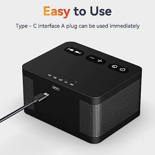 Sound Machine White Noise Machine with 30 Natural Soothing Sounds 32 Levels Volume 5 Timers Memory Function Effectively Blocks Noise Ideal Sleep Machine Brown Noise for Baby Kids Adults Home (Black) - Image 4