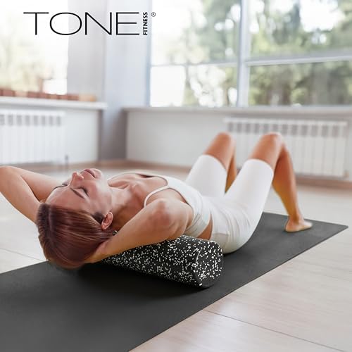 Tone Fitness High Density EPP Foam Exercise Foam Roller for Yoga, Pilates, Stretching, Massage, and Recovery | Multiple Sizes and Colors - Image 5