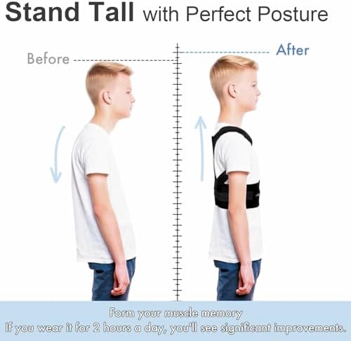 Kids Back Brace Posture Corrector for Boys Girls Teen Youth Children - Image 4