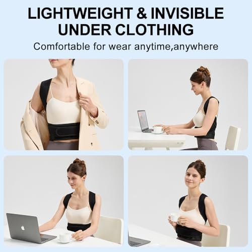 Posture Corrector for Men and Women, Adjustable Back Brace for Back, Neck and Shoulder Pain Relief, Back Support for Posture Improving Scoliosis, Hunchback, Hump, Thoracic, Spine Corrector (Large) - Image 6