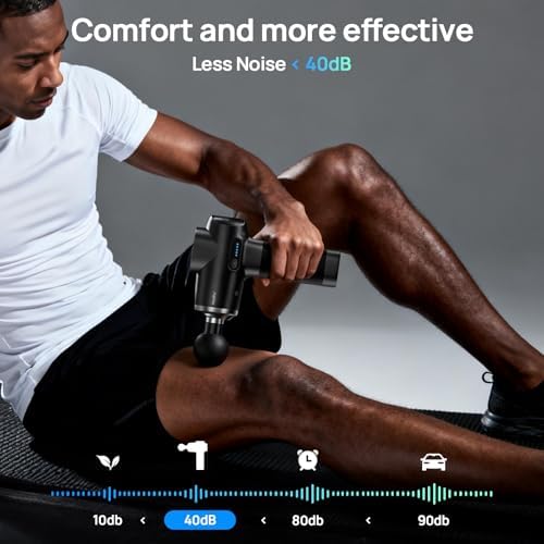 HEYCHY Percussion Massage Gun Deep Tissue, 12mm Portable Muscle Massager - Image 2