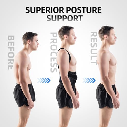 Upgraded Posture Corrector for Women & Men, Back Brace for Upper/Lower Back Pain, Herniated Disc, Sciatica,Adjustable Support & Bionic Panel L (34"-38") - Image 4