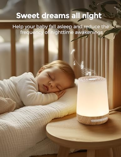 Momcozy Smart Baby White Noise Sound Machine with App Control & Night Light - Image 7