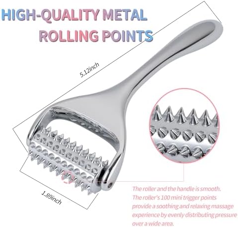 SOOTHESOUL Acupuncture Massage Roller, Good Gift for Your Loved, Trigger Points Massage Tool, Pain Relief and Stress Relaxing Massager for Muscle,Scalp, Hand,Neck, Arm, Foot, Face - Image 5