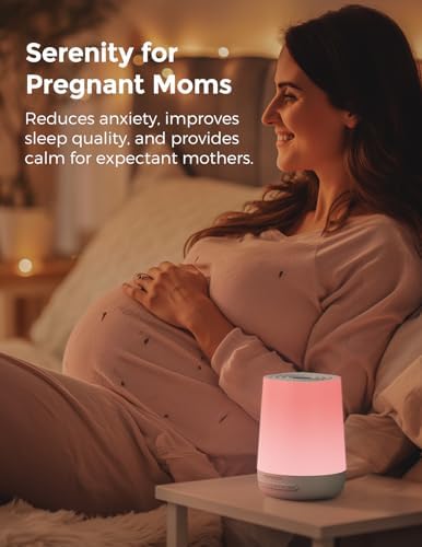 Momcozy Smart White Noise Machine for Baby Sleeping with Night Light, Green - Image 6
