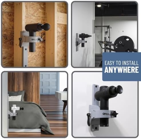 Massage Gun Holder & Wall Mount – Hands-Free for Full Body Muscle Recovery – Fully Adjustable Massage Gun Wall Mount Holder – Heavy Duty, No-Slip, Supports Deep Massaging (Wall Mount) - Image 6