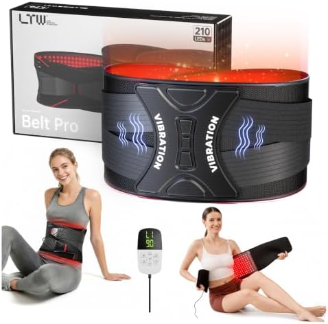 LTW Upgraded 210 LEDs Red Light Therapy Belt for Pain Relief, 49" x 9" by LTW