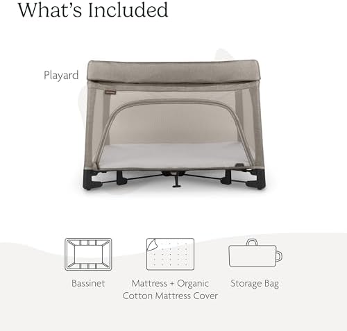 UPPAbaby Remi 3-in-1 Portable Playard, Bassinet & Travel Crib - Wells - Image 2