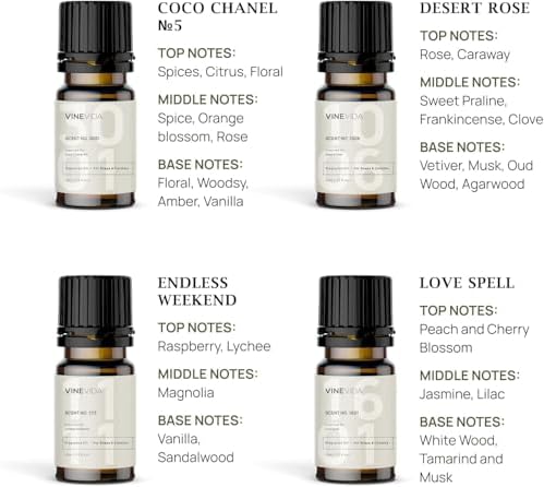 VINEVIDA Feminine Diffuser Oil Collection [Set of 8] - Scented Oil | Aromatherapy Diffuser Oils | Made in USA - Image 4