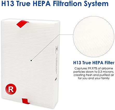 Replacement Filter R, Compatible with Honeywell Air Purifier HPA300, HPA200, HPA 100 and HPA 5000 Series, HRF-R2, 2-Pack - Image 3