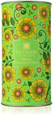 SPA CEYLON Peace Wellness Trio Set, Holistic Spa Essentials for Calming, Natural Ingredients, Ayurvedic Bath Gift Set, Shower Gel, Body Mist, Balm (150 g, Lemongrass) - Image 2
