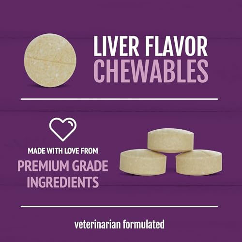 PetNC Level-1 Hip & Joint Chewables for Younger Dogs, Liver, 60 Count - Image 4