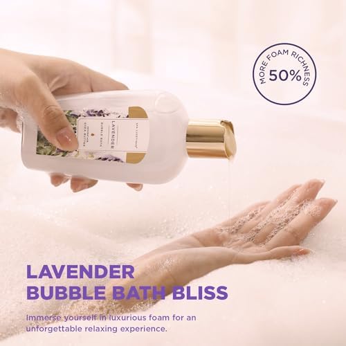 Spa Luxetique Gifts for Women 15Pcs Lavender Gift Baskets for Women Bath and Body Gift Set with Tote Bag Birthday Gift for Wife Girlfriend Sister Mothers Day - Image 3
