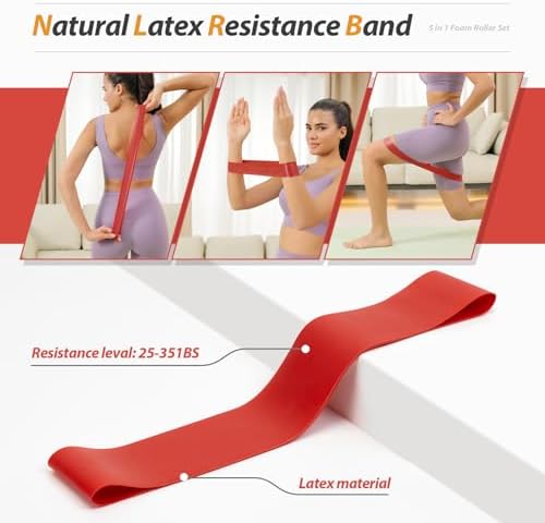 SUBCULTUREPICK 5 in 1 Foam Roller Set High Density Deep Tissue Massager - Image 6
