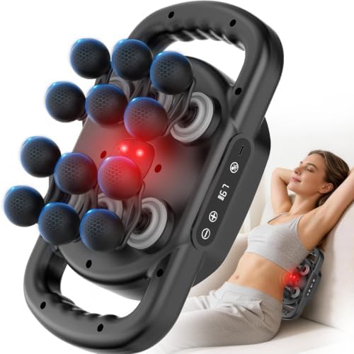 12 Head Massage Gun Deep Tissue,Electric Back Muscle Percussion Massager by TenSine