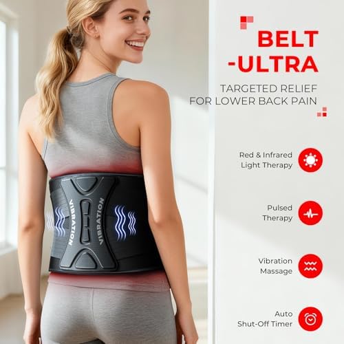 LTW Flagship 430 LEDs Red Light Therapy Belt for Pain Relief, 50" x 9.5" - Image 2