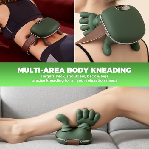 Neck Shoulder Massager with Heat, 4D Bionic Kneading Deep Tissue Relief - Image 5