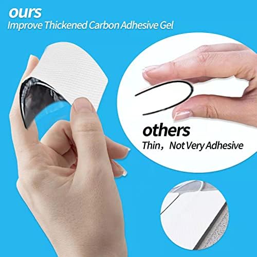 Extra Large TENS Unit Replacement Pads, 8-2" X 4", 4-4" X 4"，Multiple Sizes TENS Unit Pads with Pad Holder, Reusable and Self-Adhesive Electrodes Pads - Image 6