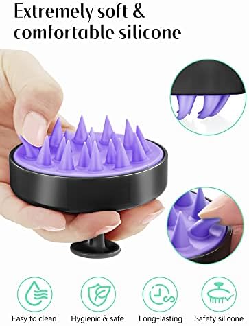 HEETA Scalp Massager Hair Growth Scrubber for Dandruff Removal Hair Care - Image 3