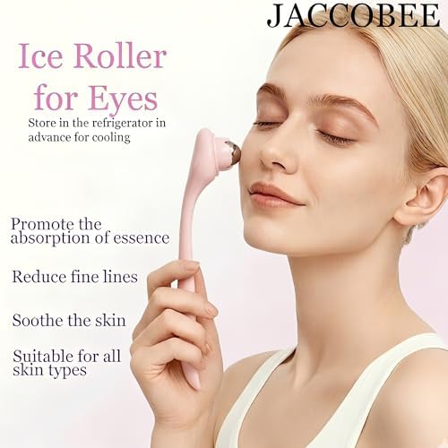 Stainless Steel Facial Gua Sha Tool Set, Ice Roller for Face&Eyes - Image 4