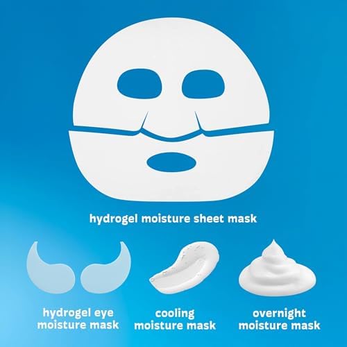 Freeman 4 Piece Moisture Mask Face Set, Hydrating Face Masks - Image 2