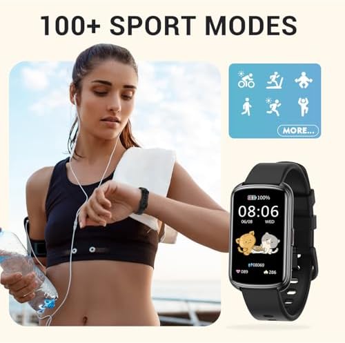 Fitness Tracker, 1.47"Smartwatch with Heart Rate&SpO2 for Android iOS - Image 2