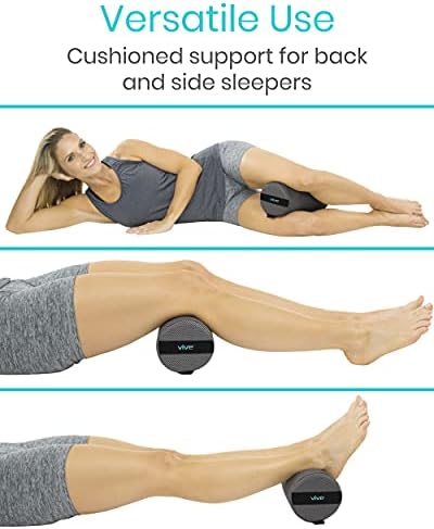 Vive Lumbar Roll Pillow for Lower Back Pain - Low Back Support Cushion for Office Chair, Car, Driving, Desk Computer - Ergonomic Portable Cervical Bolster for Thoracic Low Rest Posture Corrector(Firm) - Image 4