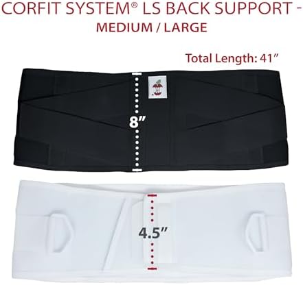 CorFit Back Brace for Lower Back Pain Relief & Lumbar Support Belt, WH, M/L - Image 6