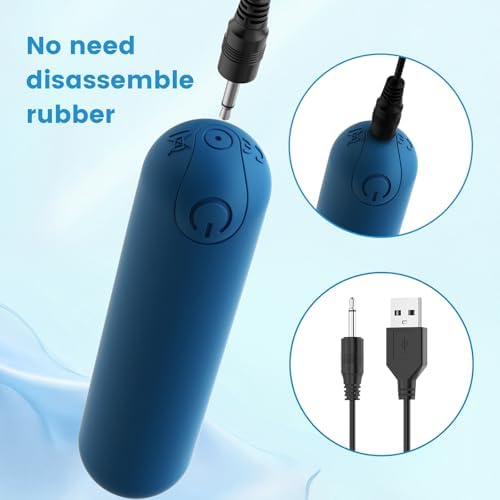 Kverg Mini Massager Waterproof Rechargeable 10 Vibration Blue - Image 2