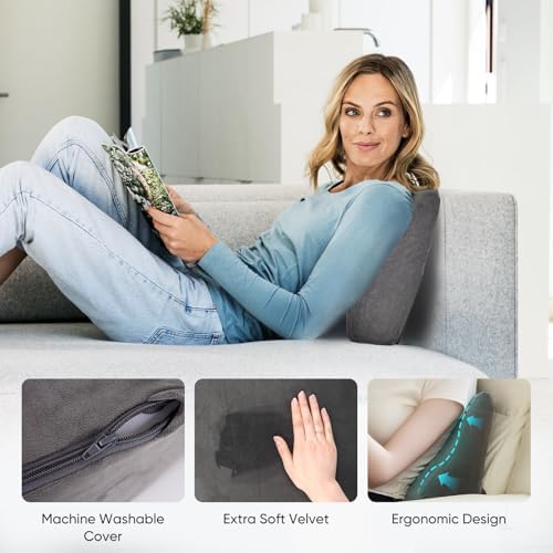 Lumbar Support Pillow for Recliner and Couch, Ergonomic Back Support Pillow - Image 6