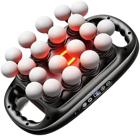 20 Head Massage Gun Set Massage Gun with 3 Modes & 30 Intensities, Back Massager for Pain Relief deep Tissue Vibrating Massagers for Adults, Foot, Shoulders, Legs & Muscle Pain Relief by NourishNest