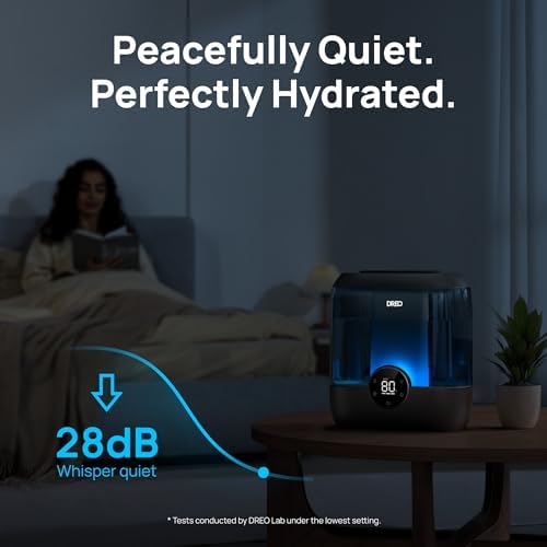 DREO 6L Smart Humidifiers for Bedroom, Large Room, 60H Runtime, Quiet 28dB - Image 6