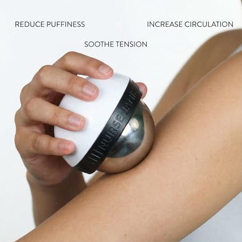 Nurse Jamie Super-Cryo Massaging Orb – Stainless Steel Roller for Face & Body – Long-Lasting Cooling & Warming Therapy for Circulation, Recovery & Tension Relief - Image 4