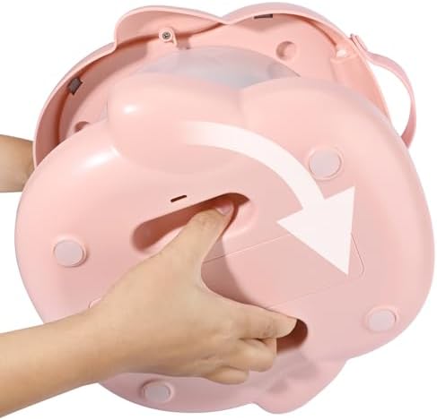 Bebamour Portable Potty Seat for Kids Travel - Foldable Training Toilet Chair for Toddler Girls with Storage Bags for Outdoor and Indoor Easy to Clean (New Pink) - Image 7