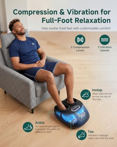Snailax Foot Massager with Heat for Plantar Fasciitis Relief - Image 4