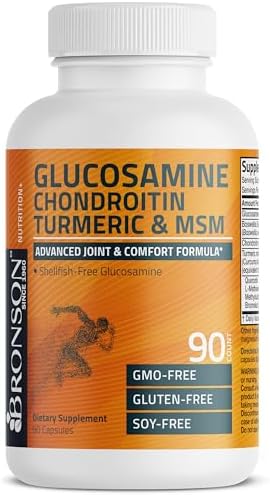 Bronson Glucosamine Chondroitin Turmeric & MSM Joint Support, 90 Capsules - Image 5