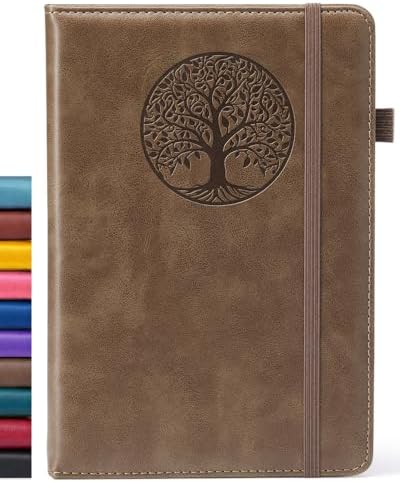 BIYUNRO Leather Journal, Writing Notebook for Women Men by BIYUNRO