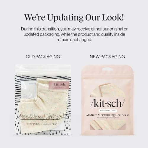 Kitsch Moisturizing Heel Socks for Cracked Heel Treatment - 1 Pair - Image 2