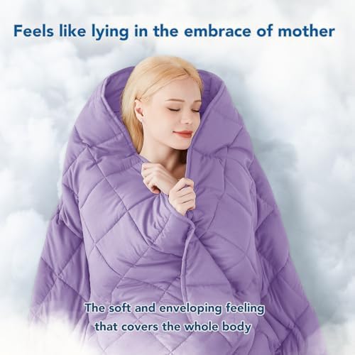 Topcee Weighted Blanket for Adults (25 lbs, 60" x 80") Queen Size Soft Cooling Heavy Blanket Sleeping, Apply to 240-260 lbs Body, Thick Breathable Blanket with Glass Bead, Easy Care - Image 4