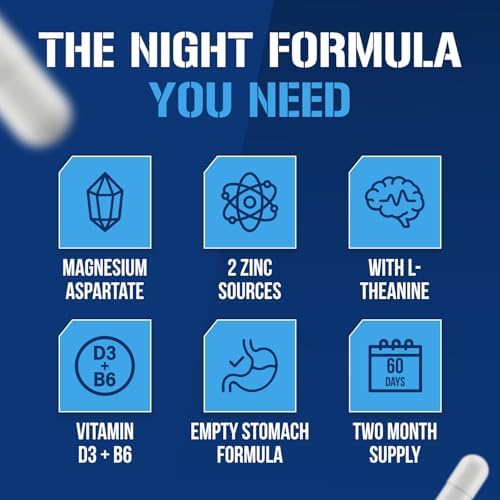EVL ZMatrix Magnesium & Zinc Muscle Recovery Supplement - 60 Servings - Image 4
