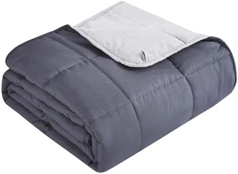 Topcee Weighted Blanket for Adults (15 lbs, 60" x 80") Queen Size Soft Cooling Heavy Blanket Sleeping, Apply to 130-160 lbs Body, Thick Breathable Blanket with Glass Bead, Easy Care by Topcee%E2%80%94ForYourGoodSleep