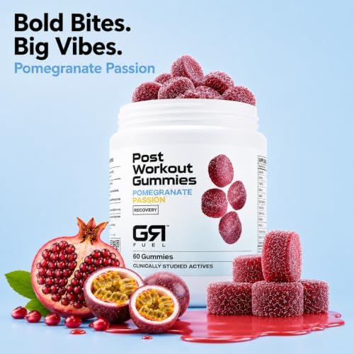 Post Workout Gummies, Pomegranate Passion, 12 Packets (24 Serv) - Image 7