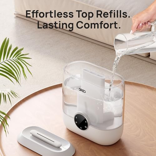 DREO 6L Humidifiers for Bedroom, 60H Runtime, 28 dB Quiet, HM524 - Image 3