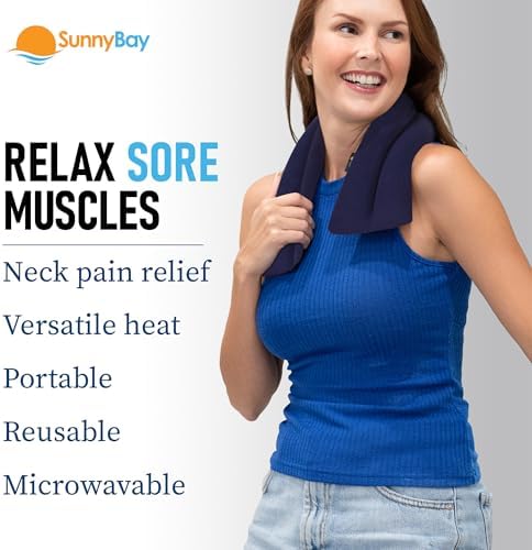 SunnyBay Heating Pad, Neck and Shoulder Wrap, 26x4 inch, 2 Pack - Image 6