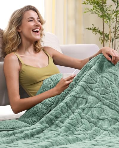 Cottonblue Jacquard Weighted Blanket 15 lbs for Adults Queen Size 60x80in - Image 5