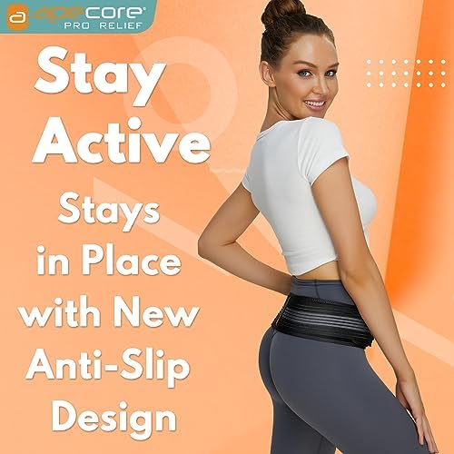 Sacroiliac SI Hip Belt for Women and Men That Alleviates Sciatic, Pelvic, Lower Back, Leg and Sacral Nerve Pain Caused by Si Joint Dysfunction| Hip Brace Support (XL-XXL) - Image 6