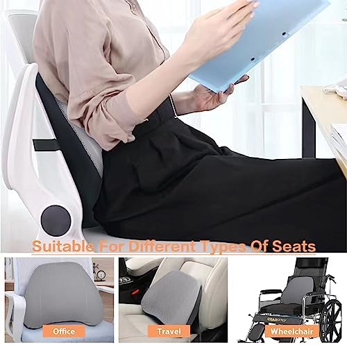 Super Comfy Lumbar Support Pillow, Car Seat Back Support Pillow for Driving - Image 5