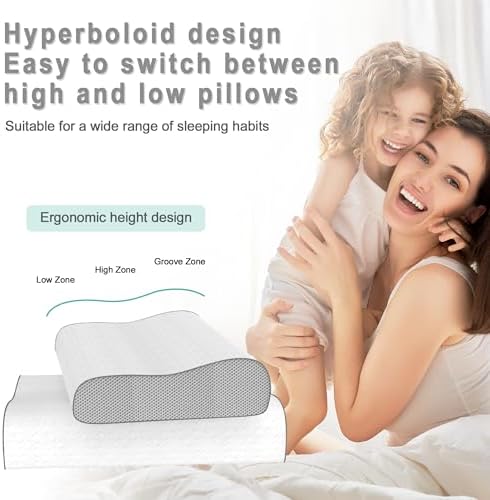 Cervical Pillow for Side Sleepers,Neck Pain Relief, Memory Foam Pillow - Image 6