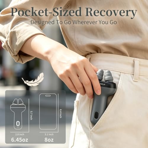 Mini Portable Handheld Kneading Massager for Neck, Shoulders & More - Image 3